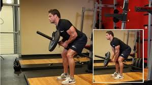 Exercise 2 Lats - Bent over two arms with T Bar row