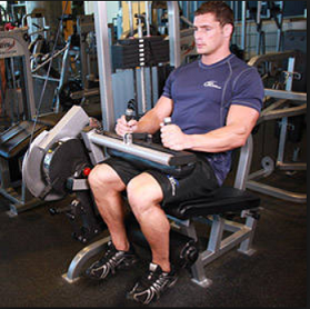 Exercise 3 Hamstring-step1 - Seated Leg Curls