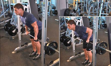 Exercise 5 Lats - Smith Machine Bent over Row