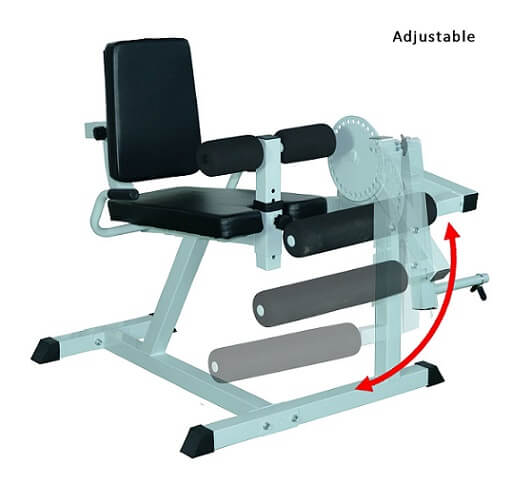 Soozier Adjustable Leg Curl Machine