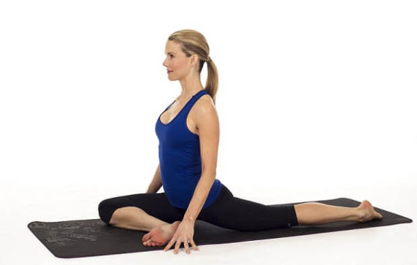 Pigeon Pose for glute Stretch