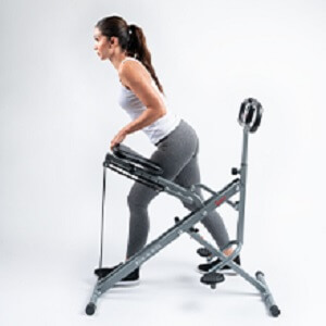 BENT OVER ROW using Sunny Health Fitness squats assist machine