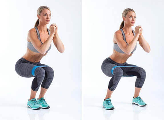 Banded Butterfly Squats