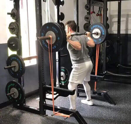 Banded Squats Powerlifting