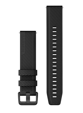 Black Garmin watch strap fit wrist 127-204 mm