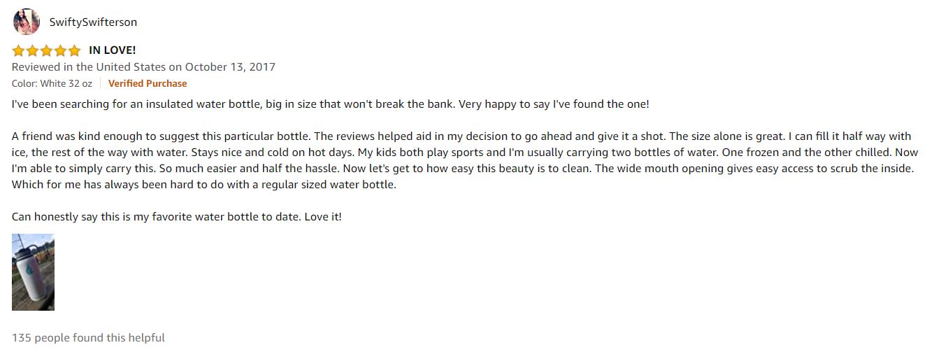 Customer Reviews - hydrocell water bottle