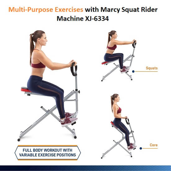Excercises for Marcy Squat Rider Workout Machine XJ-6334