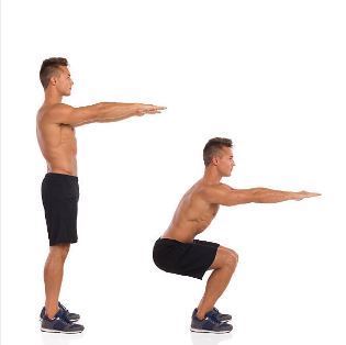 Exercise 2 Thighs - Narrow Leg Squat