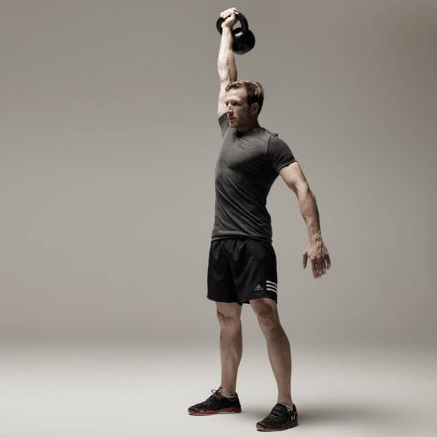 Overhead Carry (Waiter Carry) Forearms Exercise 5