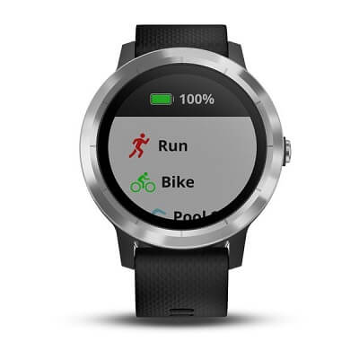 Garmin vivoactive 3 non-music Black with Silver Hardware