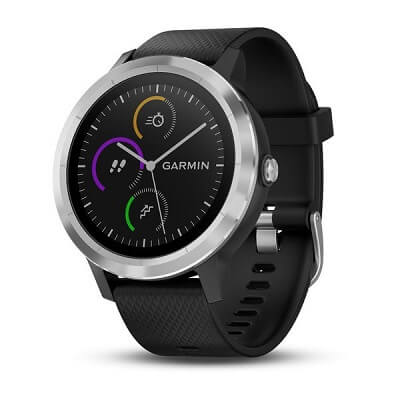 Garmin vivoactive 3 with silver bezel