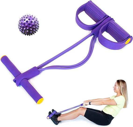 Pedal Resistance Band for workout Stomach and Thighs