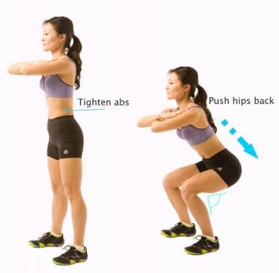 Squat for Women Quad workout