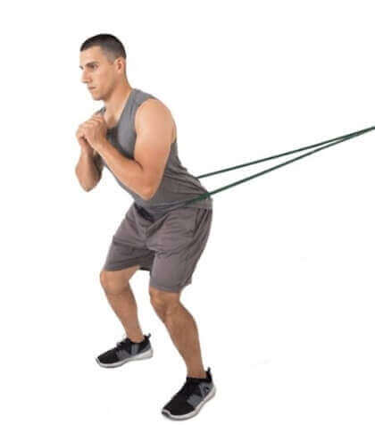 Resistance Squat Jump Band