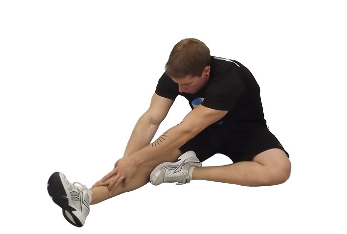 sitting hamstring stretch