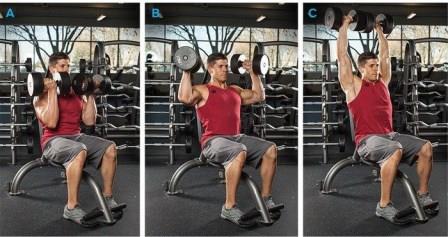 Shoulder-Exercise 7 - Arnold Shoulder Workout Press