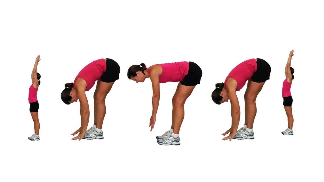 Spine Workout women 1 - Sun Salutations