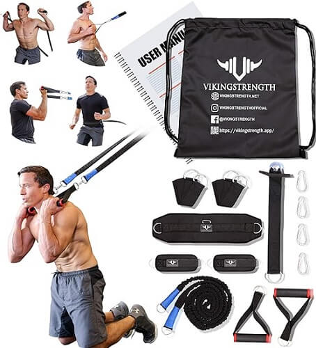 Vikingstrength Exercise Fitness Band for Exercise Ab and Thighs at Home