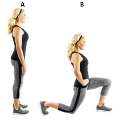Walking Lunges exercise to build hamstring muscle
