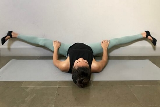 Wall Straddle Stretch - Inner Thighs