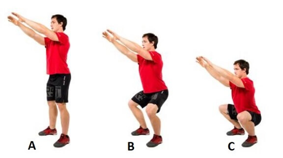 Air Squat for Women Hamstring