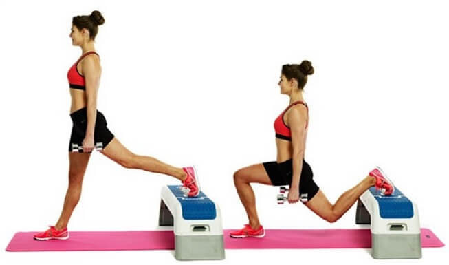 Bulgarian Split Squat for Women Hamstring