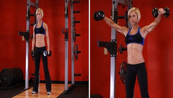Side Lateral Raise workout women