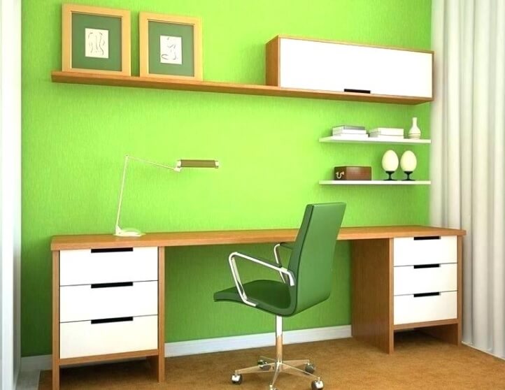 painting office green