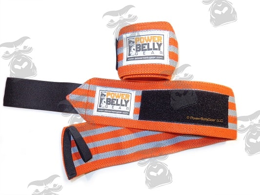 powerbelly wrist wraps Orange color