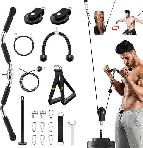 versality Antelife Fitness cable pulley machine system package list tools