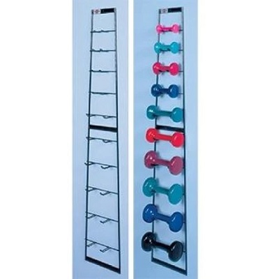 Wall Mounted dumbbell rack at home